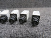 7274-2-15, 7277-2-5, 7277-2-4 Klixon Push Breakers Set of 10 (Amps: 2-15)