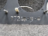 33246-006, 33183-008 Piper PA23-250 Instrument Panel Set with Light Posts (14V)