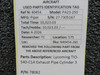 78062 Lycoming TIO-540-C1A Exhaust Pipe Cylinder 3