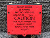 6752-12-25 (Alt: MS24571-25) Klixon Circuit Breaker
