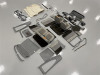 Cessna 182M Interior Set with Seats, Plastics, Carpets, Headliners & Panels