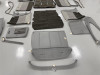 Cessna 182M Interior Set with Plastics, Carpets, Headliners & Panels