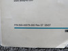 600-00078-000 Avidyne 2007 FlightMax EX500 Multi-Function Display Pilot’s Guide