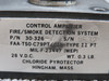 30-326-7 Chloride Pyrotector Fire-Smoke Detection System Control Amplifier (28V)