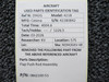 0862100-53 Cessna 421B Flap Push Rod Assembly