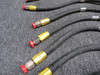 350-4-0150, 350-4-0164, 350-4-0200 Aeroquip Brake Hose Set of 8