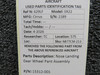 15312-001 Cirrus SR22 Nose Landing Gear Wheel Pant Assembly