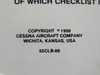 55CLB-00 Cessna 1990 Citation II 550 Pilots Abbreviated Checklist