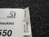 55CLB-00 Cessna 1990 Citation II 550 Pilots Abbreviated Checklist