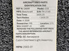 2565-01 BE Aerospace Cabin Overhead Light Assembly