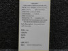 2585 Cessna Citation II 550 Overhead Chart Light Assembly