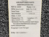 106-530094-1 Beechcraft G58 Baggage Coat Hanger