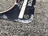 58-920032-9 Beechcraft G58 Fuel Selector Placard