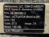 EM414-29 (Alt: 58-380080-3) Electromech Air Conditioning Inlet Actuator (27.5V)