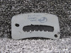 25CF1683 Hawker HS-125-1B Rudder Trim Placard
