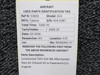 Continental TSIO-520-NB Aftermarket Ram Air Exhaust Kit w Paperwork (LH Engine)