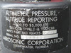 101435-01229 Aerosonic Corporation Pressure Altimeter Indicator (Volts: 14-28)