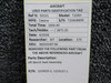 1219025-2, 1219137-1 Cessna T206H Aft Bench Seat Assembly