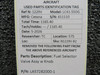 LA57282000-1 (Use: 2816100-10) Cessna LC41-550FG Fuel Selector Valve Assy w Knob