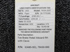 63485-001, 79430-000 Piper PA-34 Toe Brake Pedal Inboard RH with Clevis