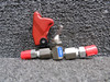 100N0100-1, MS25224-1 Cessna LC41-550FG Oxygen Shut Off Valve with Guard