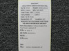 95-3925-3 (Alt: 9912533-3) Cessna Engine Fire Tray Panel, Lighted LH