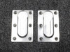 99141-003, 99140-000 Piper PA34-200T Seat Attach Plate Set of 2 with Backplate