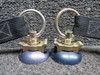 40000-15 Cessna LC41-550FG Cargo Anchor Plate w Quick Release Tie Down Set of 2