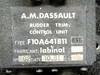F10A641811A1 A.M. Dassault Rudder Trim Control Unit