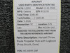 HC-H3YF-1RF Hartzell Three Blade Propeller Hub with Logbook (Prop Struck, Core)