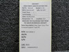 58-530062-2 Beechcraft A36 Rear Spar Carry Thru Forward Support Track RH