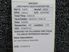 0710013-4 Cessna 182 Air Vent Silencer Assembly