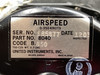 8040 United Instruments Airspeed Indicator (Lighted)