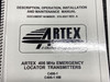 406 Series Artex Emergency Locator Transmitter Set with Accessories & Manuals