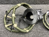 MRA005 Intertechnique Oxygen Mask Assembly w radio line, flow valve & dock