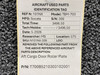 T700B5210303102001 Socata TBM-700 Aft Cargo Door Roller Plate