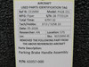 63357-000 Piper PA28-151 Parking Brake Handle Assembly