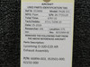 66894-003, 353501-000, 62232-000 Lycoming O-320-E2D Aft Exhaust Assembly
