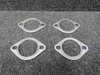77611 Lycoming O-320-E2D Exhaust Gasket Set of 4