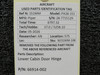 66914-002 Piper PA28-151 Lower Cabin Door Hinge
