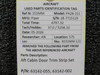 63142-055, 63142-002 Piper PA28-151 Aft Cabin Door Trim Strip Set