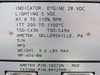 10272N04M00 (Alt: 9912399-7) Ametek N1 and Interstage Turbine Temp Indicator