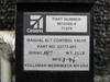 52773-001 (Alt: 9912409-4) Kollsman Merrimack Manual Alt Control Valve