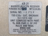 066-1021-02 Bendix-King KR-21 Marker Beacon Receiver (Volts: 13.7-27.5)