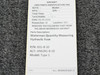 831-8-10 (Alt: AN6281-8-10) Waterman Type 1 Quantity Measuring Hydraulic Fuse