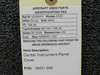 19221-002 Cirrus SR22 Center Instrument Panel Cover