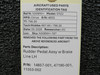 14857-001, 47190-001, 11553-002 Cirrus SR22 Rudder Pedal Assy w Brake Line LH