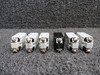 7277-2-2, 7277-2-3, 7277-2-5 Klixon Push Circuit Breaker Set of 6 (2, 3, 5 Amps)