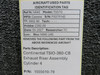 1555010-79 Continental TSIO-360-CB Exhaust Riser Assembly Cylinder 4