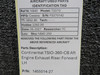 1455014-27 Continental TSIO-360-CB Aft Engine Exhaust Riser Forward LH
